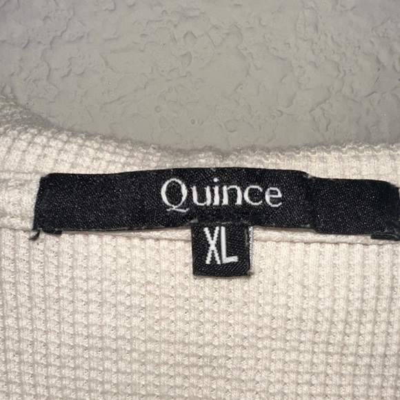 Quince Cream Zip-Up Hoodie - Picture 6 of 9